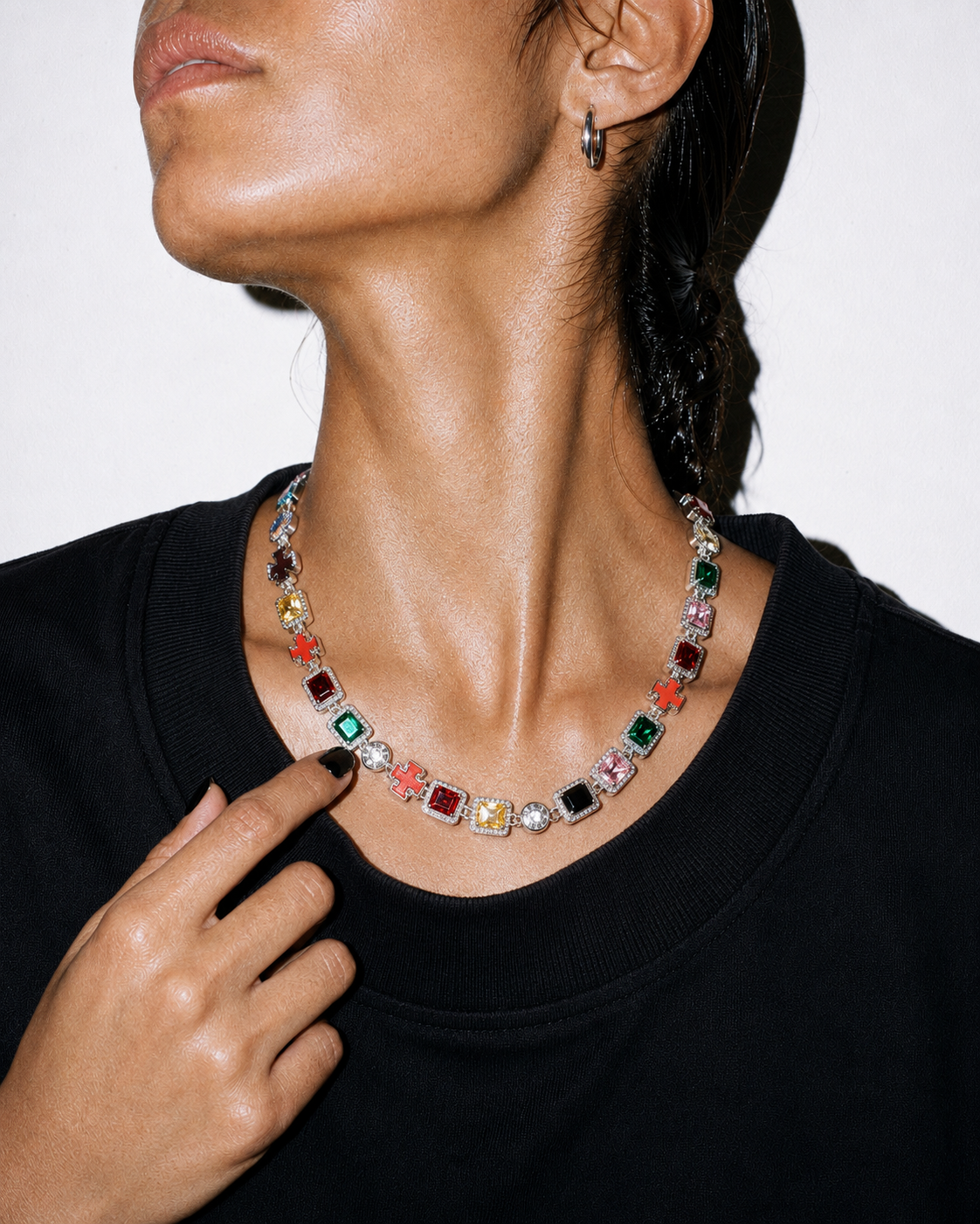 Le Frémet™ Mosaic Gemstone Necklace