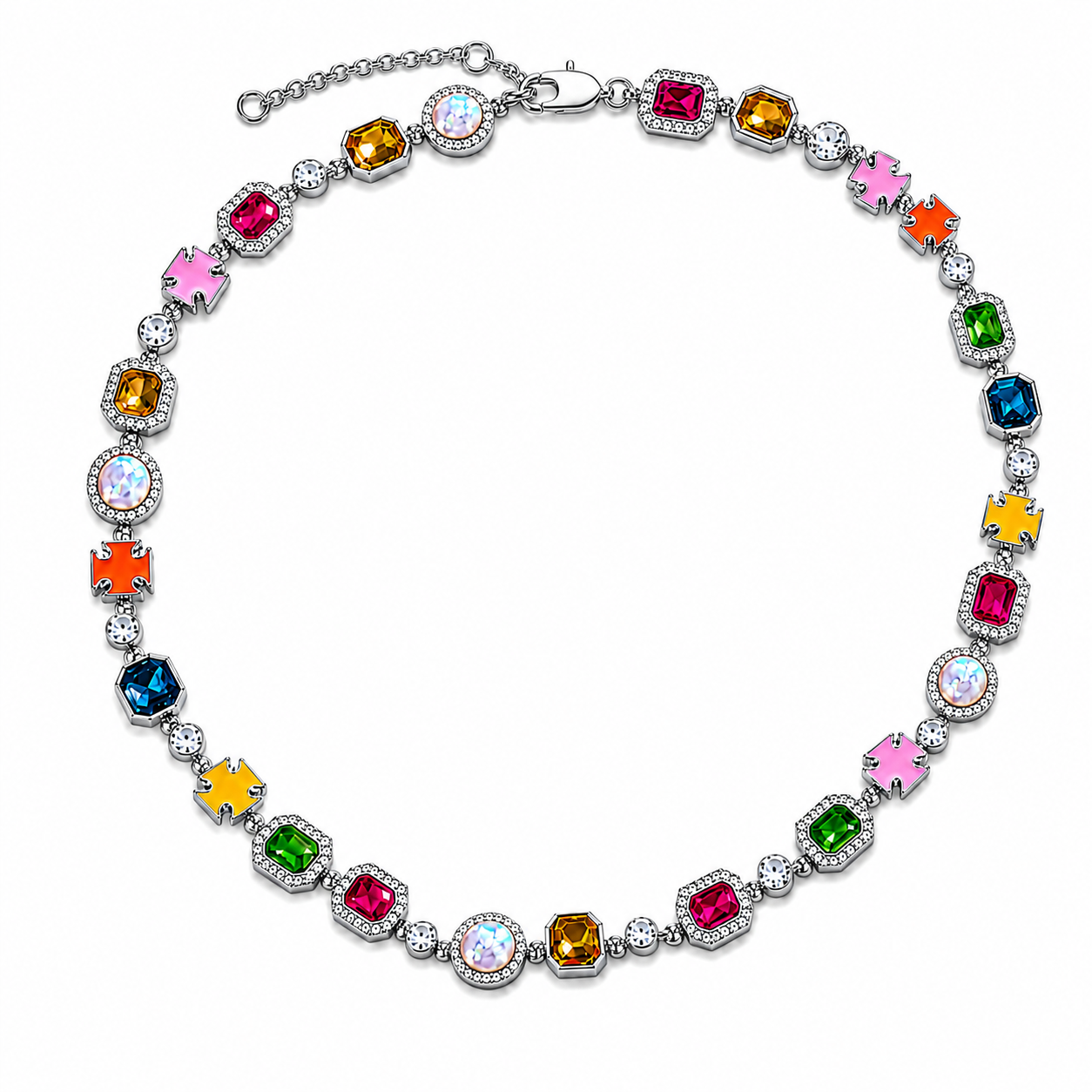 Le Fremét™ Mosaic Gemstone Necklace