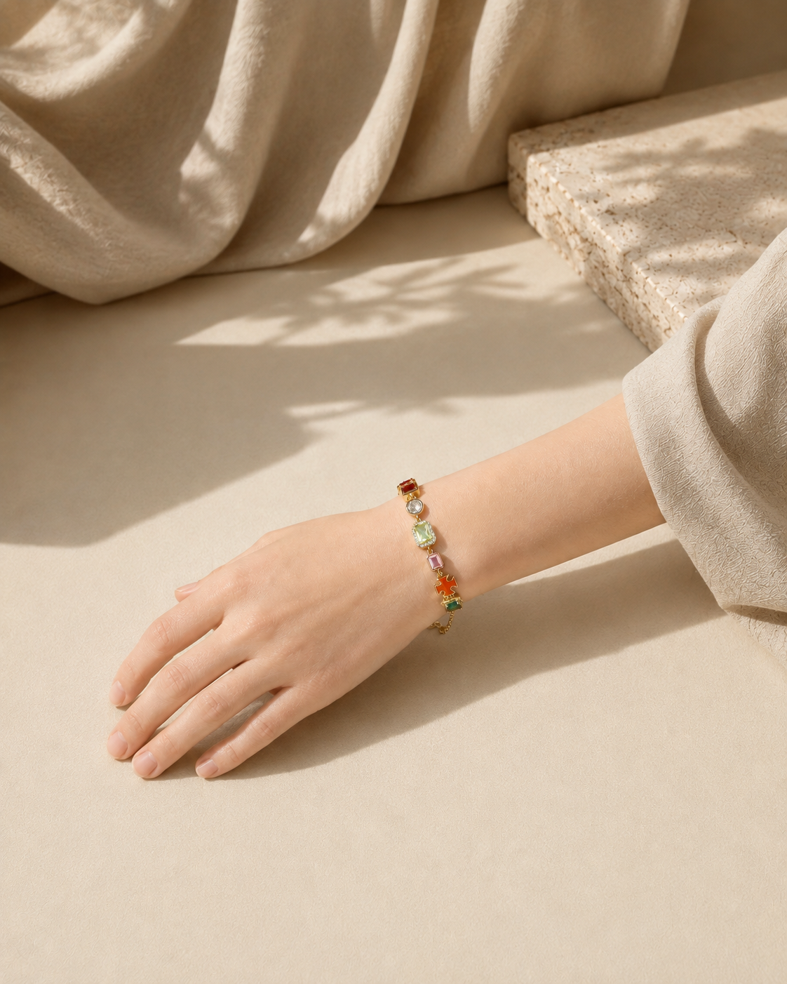 Le Fremét™ Mosaic Gemstone Bracelet