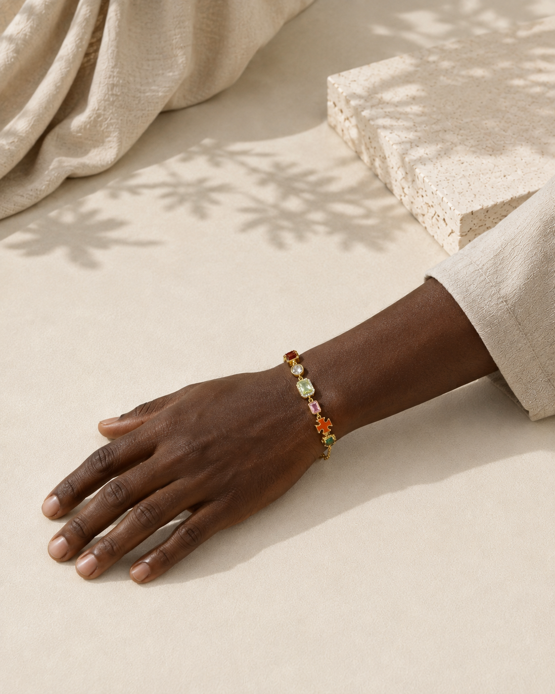 Le Fremét™ Mosaic Gemstone Bracelet