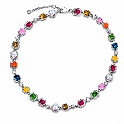 Le Fremét™ Mosaic Gemstone Necklace